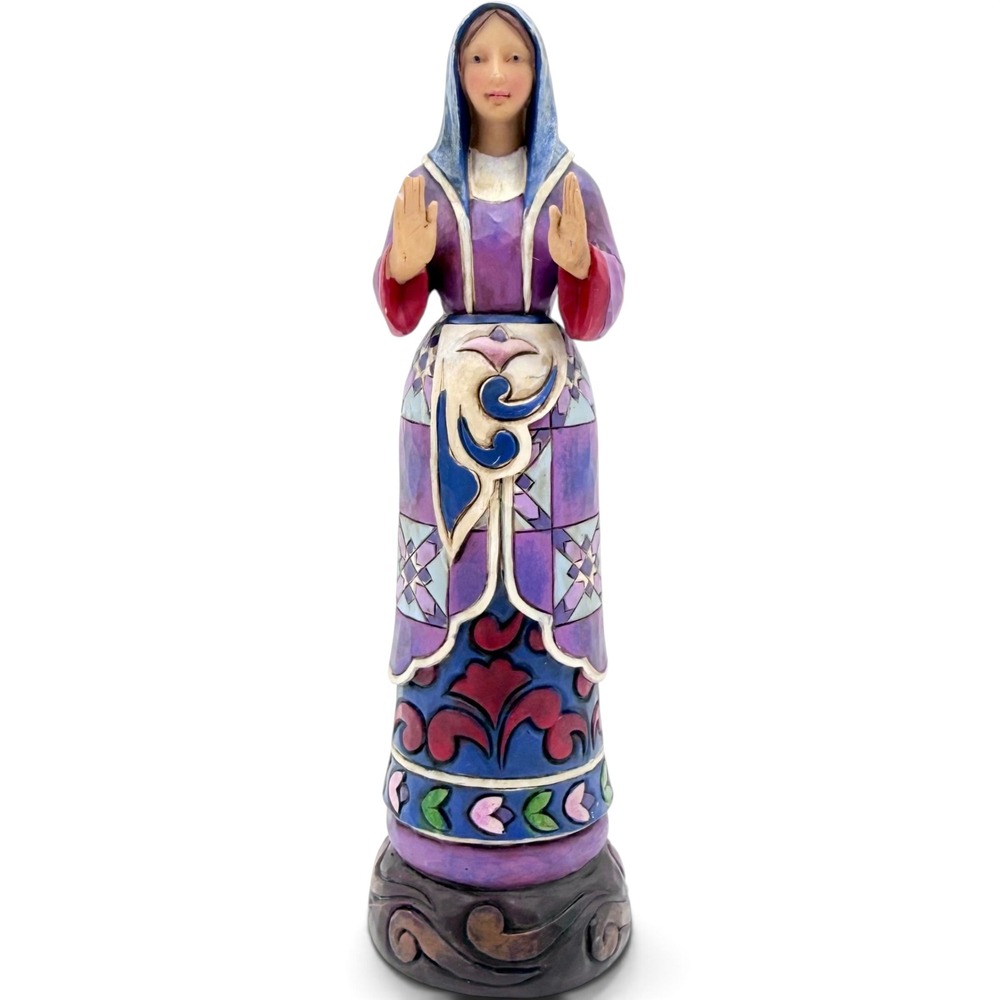 Jim Shore Heavenly Bodies Mary Nativity Figurine 2009 Heartwood Creek 7" FLAWED